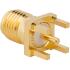 132134RP Amphenol Conn SMA 50Ohm Solder ST Thru-Hole RCP Gold