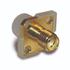 132166 Amphenol Conn SMA 0Hz to 18GHz 50Ohm Solder ST Flange Mount RCP Gold