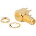 132203RP Amphenol Conn SMA 0Hz to 12.4GHz 50Ohm Solder RA Thru-Hole RCP Gold
