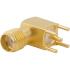 132225 Amphenol Conn SMA 0Hz to 12.4GHz 50Ohm Solder RA Thru-Hole RCP Gold