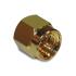 132331 Amphenol Connector Accessories Cap Straight Brass Gold
