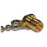 132348 Amphenol Connector Accessories Female Cap Straight Brass Gold