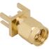 132366-10 Amphenol Conn SMA RCP 0Hz to 18GHz 50Ohm Solder ST Edge Mount Gold