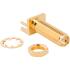 132371 Amphenol Conn SMA 0Hz to 18GHz 50Ohm Solder ST Edge Mount RCP Gold