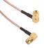 Amphenol. Cable Assembly RG316 0.152m SMA to SMA PL-PL Bag - 135104-03-06.00