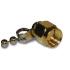 202112-10 Amphenol Connector Accessories Male Cap Straight Brass Gold