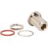 Amphenol. Conn SMA-Type N Adapter 0Hz to 11GHz 50Ohm ST Panel Mount F/F Gold - 242125