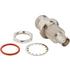 Amphenol. Conn Type N-BNC Adapter 0Hz to 4GHz 50Ohm ST Panel Mount RCP/RCP Gold - 242162