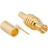 252103-75 Amphenol Conn MCX 0Hz to 6GHz 75Ohm Crimp ST Cable Mount PL Gold