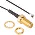 336313-12-0050 Amphenol SMA Str BHD Jack to AMC R/A Plug Using 1.13 MM Cable Various Length