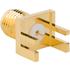 901-10309 Amphenol Conn SMA F 0Hz to 18GHz 50Ohm Solder ST Edge Mount Gold