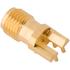 901-10512-3 Amphenol Conn SMA RCP 0Hz to 26.5GHz 50Ohm Solder RA Thru-Hole