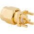 901-9895-RFX Amphenol Conn SMA 0Hz to 18GHz 50Ohm Solder ST Thru-Hole RCP Gold