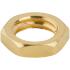 903-10408-1 Amphenol Connector Accessories Jam Nut Straight Brass Gold