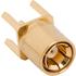 903-410P-53P Amphenol Conn SMB 0Hz to 4GHz 50Ohm Solder ST Thru-Hole PL Gold