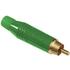ACPR-GRN Amphenol Conn RCA M 2 POS Solder ST Cable Mount 2 Terminal 1 Port Bulk 4040880