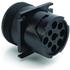Amphenol. 9-Position Male Flange Receptacle Reduced Seal. Size 16 Pin Contacts only - AHD10-9-1939PE
