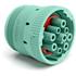 Amphenol. 9-Position Plug Locking Ring and Reduced Seal. Green Type II. Size 16 Socket Contacts only - AHD16-9-1939S8R