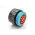 AHDP06-24-23PR-WTA Amphenol Conn Circular PIN 23 POS ST Cable Mount 23 Terminal 1 Port Automotive 4048413