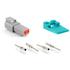 AT04-2P-KIT01 Amphenol 2 Pin Receptacle Wedge and Contacts Kit 4044367