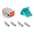 AT06-08SA-KIT01 Amphenol 8 Socket Plug Wedge and Contacts Kit 4044532