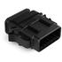 Amphenol. 12-Way Plug Female Connector B Position Key with Shrink Boot Adaptor - ATM06-12SB-SR1BK