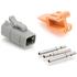 ATM06-4S-KIT01 Amphenol 4 Socket Plug Wedge and Contacts Kit 4044353
