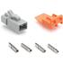 ATP06-2S-KIT01 Amphenol 2-Way Socket Plug Wedge and Contacts Kit 4044354