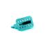 AW12S Amphenol Connector Accessories Wedge Lock Straight Thermoplastic Green Automotive 4037998