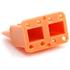 Amphenol. Connector Accessories Wedge Lock Straight Thermoplastic Orange Automotive - AWM-8S