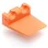 AWP-2P Amphenol Connector Accessories Wedge Lock Straight Thermoplastic Orange Automotive 4038003