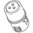 Amphenol. Conn Circular PIN 3 POS ST 3 Terminal 1 Port BACC63DE0320SA