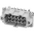Amphenol. Conn Heavy-Duty Rectangular M 10Signal/1Ground POS Screw RA Panel Mount - C146 10A010 002 1