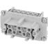 Amphenol. Conn Heavy-Duty Rectangular F 10Signal/1Ground POS Screw RA Panel Mount - C146 10B010 002 1