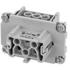 Amphenol. Conn Heavy-Duty Rectangular F 6Signal/1Ground POS Screw RA Panel Mount - C146 10B006 002 1