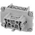Amphenol. Conn Heavy-Duty Rectangular F 6Signal/1Ground POS Screw RA Panel Mount - C146 10B006 102 1