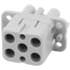 Amphenol. Female contact insert with compact design Hi voltage also in metal housings - C146 10B006 500 12