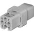 Amphenol. Conn Heavy-Duty Rectangular F 8 POS Crimp ST Panel Mount - C146 10B008 000 2