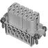 Amphenol. Conn Heavy-Duty Rectangular F 10Signal/1Ground POS Screw RA Panel Mount - C146 10B010 002 4