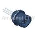 CB-04RFFC-RC7A10 Amphenol Cable Assembly UL 1015 0.1m Circular 4 POS F