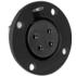 Amphenol. Conn XLR Connector F 5 POS Solder Bucket ST Flange Mount 5 Terminal 1 Port - EP-5-13PB