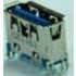 GSB412137CHR Amphenol Conn USB 3.1 Type A RCP 9 POS Solder ST Thru-Hole 9 Terminal 1 Port