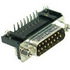 Amphenol. Conn High Density D-Sub M 26 POS 1.14mm Solder RA Thru-Hole 26 Terminal 1 Port Tray - L717HDA26PD1CH4F