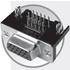 Amphenol. Conn High Density D-Sub SKT 62 POS 2.41mm Solder RA Thru-Hole 62 Terminal 1 Port Tray - L77HDC62SD1CH3R
