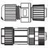 Amphenol. Conn M12 Circular M 4 POS Screw ST Cable Mount 4 Terminal 1 Port - M12D-04BMMB-SL7001