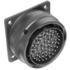 Amphenol. PANEL PLUG WITH PIN SOLDER CONTACTS, BLACK FINISH, GOLD PLATED SOLDER CONTACTS - MP-6256-39P