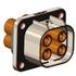Amphenol. Conn Power RCP 4 POS ST Cable Mount 4 Terminal 1 Port - PL084X-41-4