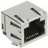 RJCSE538001 Amphenol Conn RJ-45 F 8 POS 1.02mm/1.27mm Solder RA SMD 12 Terminal 1 Port T/R