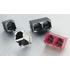 RJE0166001 Amphenol Conn Modular Jack F 6 POS 1.02mm Solder RA Thru-Hole 6 Terminal 1 Port Cat 3 Tray