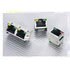 Amphenol. Conn RJ-45 F 8 POS 1.02mm Solder RA Thru-Hole 12 Terminal 1 Port - RJHSE5384A1